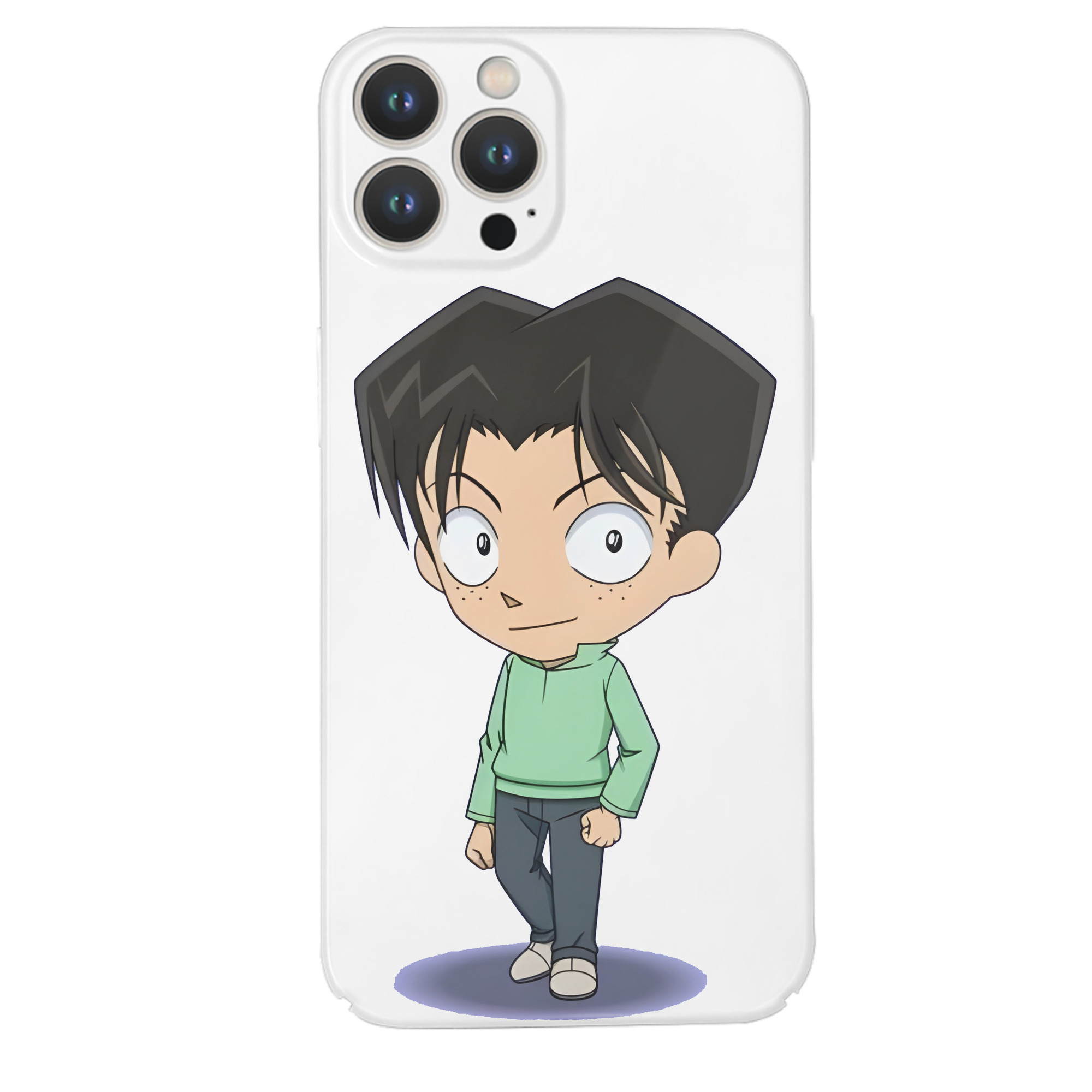 （画像用） 名探偵コナン 円谷 光彦 つぶらや みつひこ Detective Conan Mitch Tennyson 【iPhone 14シリーズ対応】ハードケース
